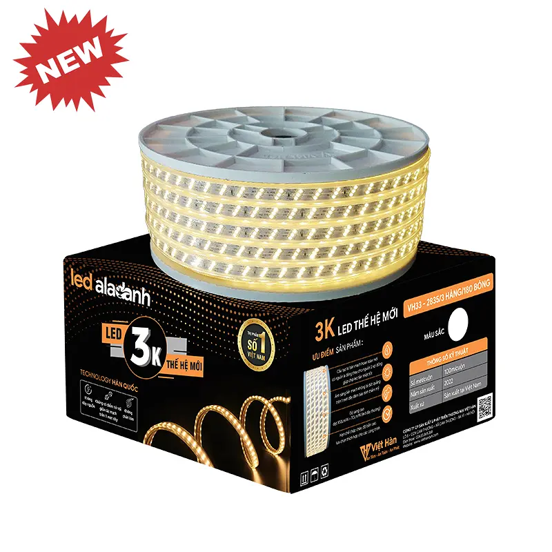 LED DÂY 3K VH33-2835/3 HÀNG/180